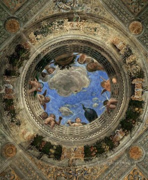 Andrea Mantegna Painting - Ceiling Oculus Renaissance painter Andrea Mantegna